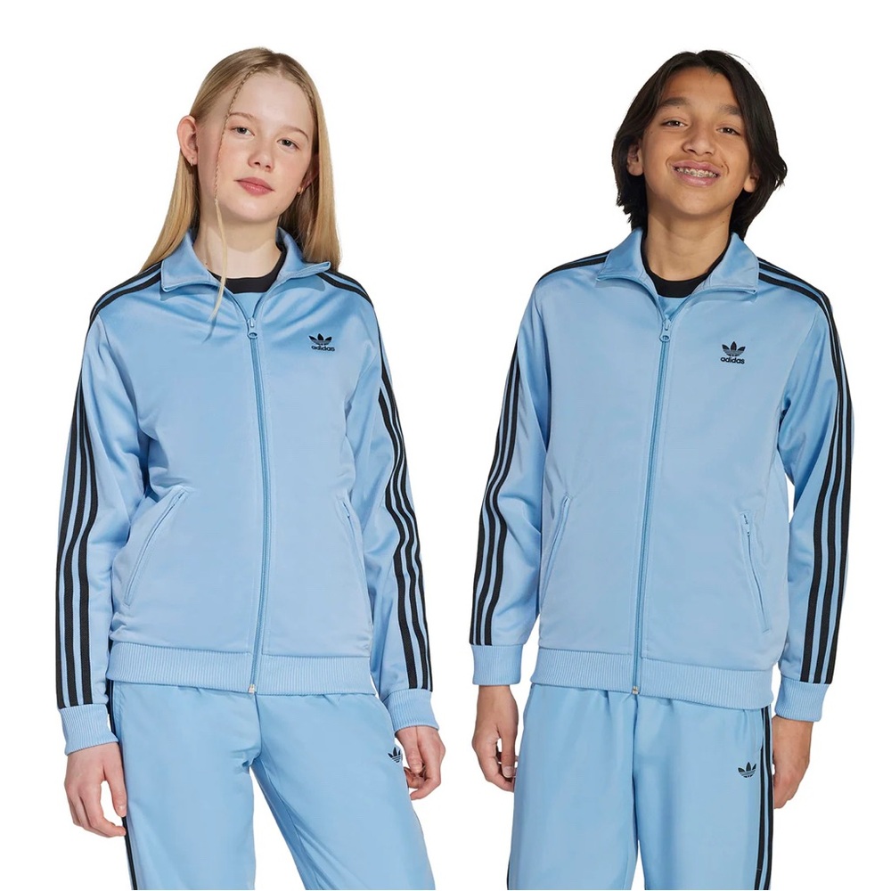 Adidas Light Blue Track Pants Junior Large